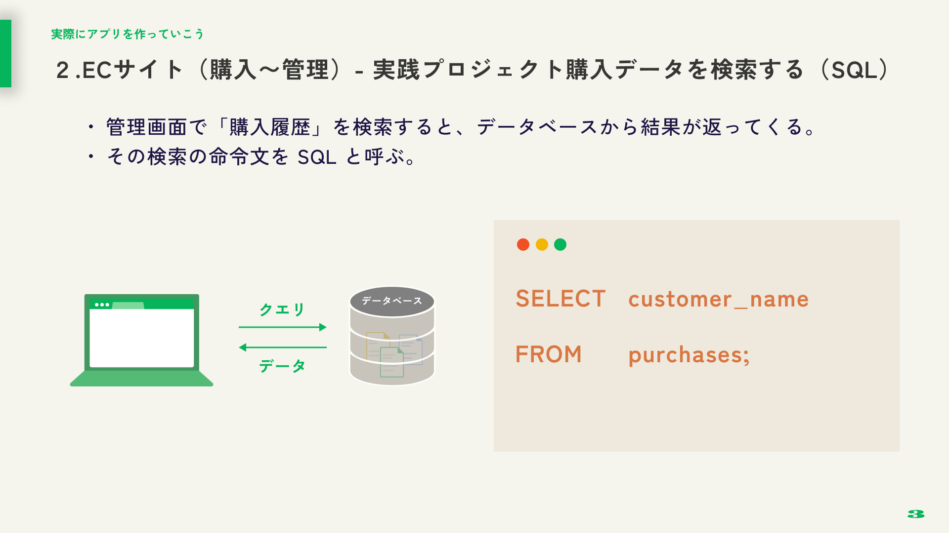 ECサイト - SQL・データベース
